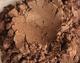 SATIN BRONZE Pigment Cosmetic Grade Colorant for Nail Polish, Bath Products Cosmetic, Crafts, Makeup, Eye Shadow, Soap 520