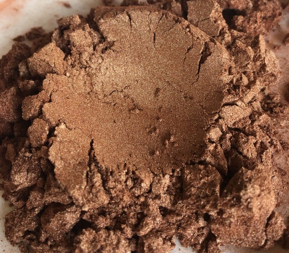 SATIN BRONZE Pigment Cosmetic Grade Colorant for Nail Polish, Bath Products Cosmetic, Crafts, Makeup, Eye Shadow, Soap 520