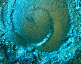 PEACOCK TEAL Blå Pigment Bästsäljare Kosmetiska produkter för nagellack, hantverk, kosmetika, tvål, målning 6060