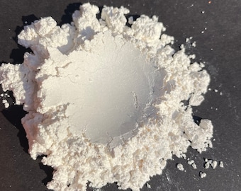 PURE WHITE PEARL Pigment Cosmetic Grade for Slime, Nail Polish, Makeup, Epoxy Resin, Candle Making, Bath Bombs, Soap Colorant, Paint