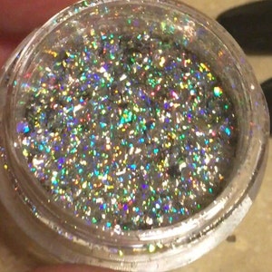 Mega GALAXY Unicorn Holo flakies  Holographic large micron flakes for Chrome Nails,  Nail Art, Nail Polish, Cosmetics