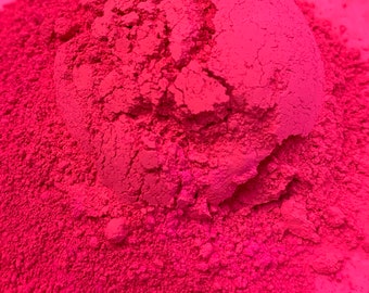 NEON BRIGHT PINK Pigmento fluorescente para Indie Nail Polish, Suministros de Artes, Artesanía, Suministros de Jabón, Vela