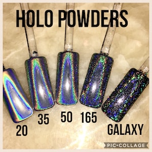 Holographic Holo Flake and Powder Art Pigment Discotek Choose