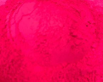 Pigmento fluorescente NEON PINK para Esmalte de Uñas Indie, Suministros de Artes, Artesanía, Suministros de Jabón, Vela