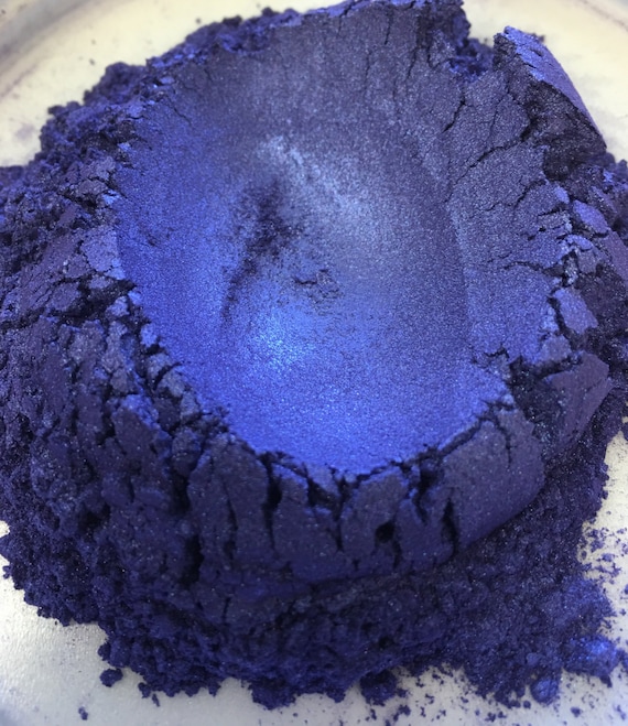 Flashy Cobalt Blue Pearlescent Pigment Cosmetic Grade Colorant for Nail Polish, Crafts, Makeup, Eye Shadow, Lip, Soap 66B2