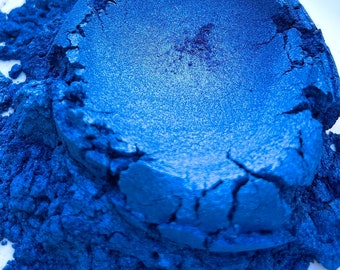 PURE BLUE Pulverpigment - Kosmetisk kvalitetspigment för nagellack, kosmetika, tvål, harts, akvarell, akryl