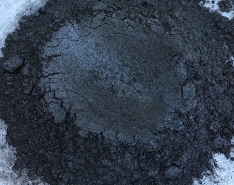 Black Pearl Mica Fine Pigment Colorant Cosmetic Grade, Nail Polish Pigment, Cosmetic Pigment, Soap Stable Pigment  6914