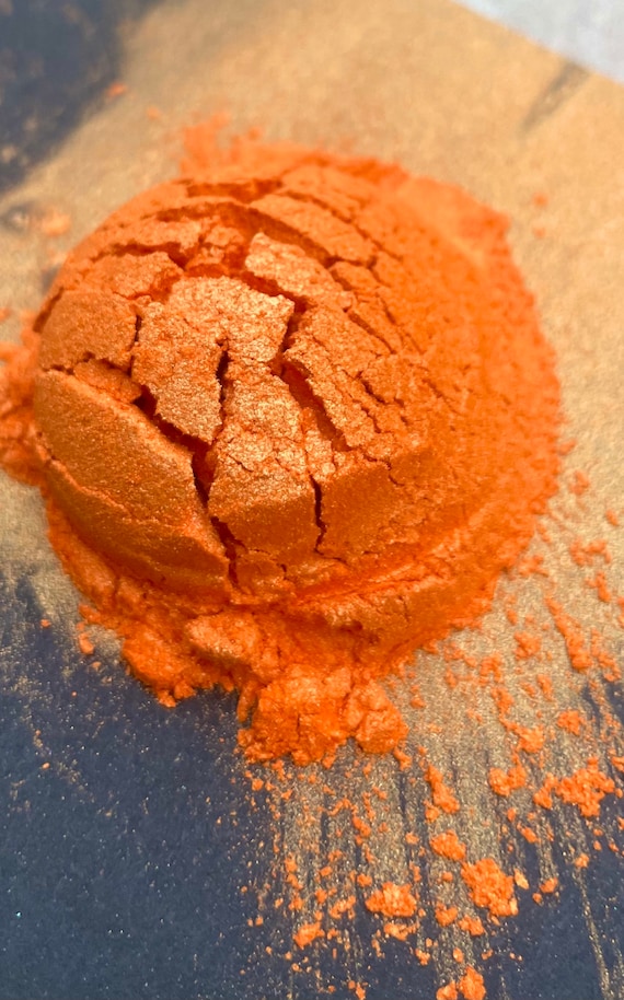 Orange Hyper Vibrant Pearl Powder Cosmetic Grade Pigment cosmetics, Nail  Polish, Resin Art, Pottery, Water Color, Acrylics, Epoxy 