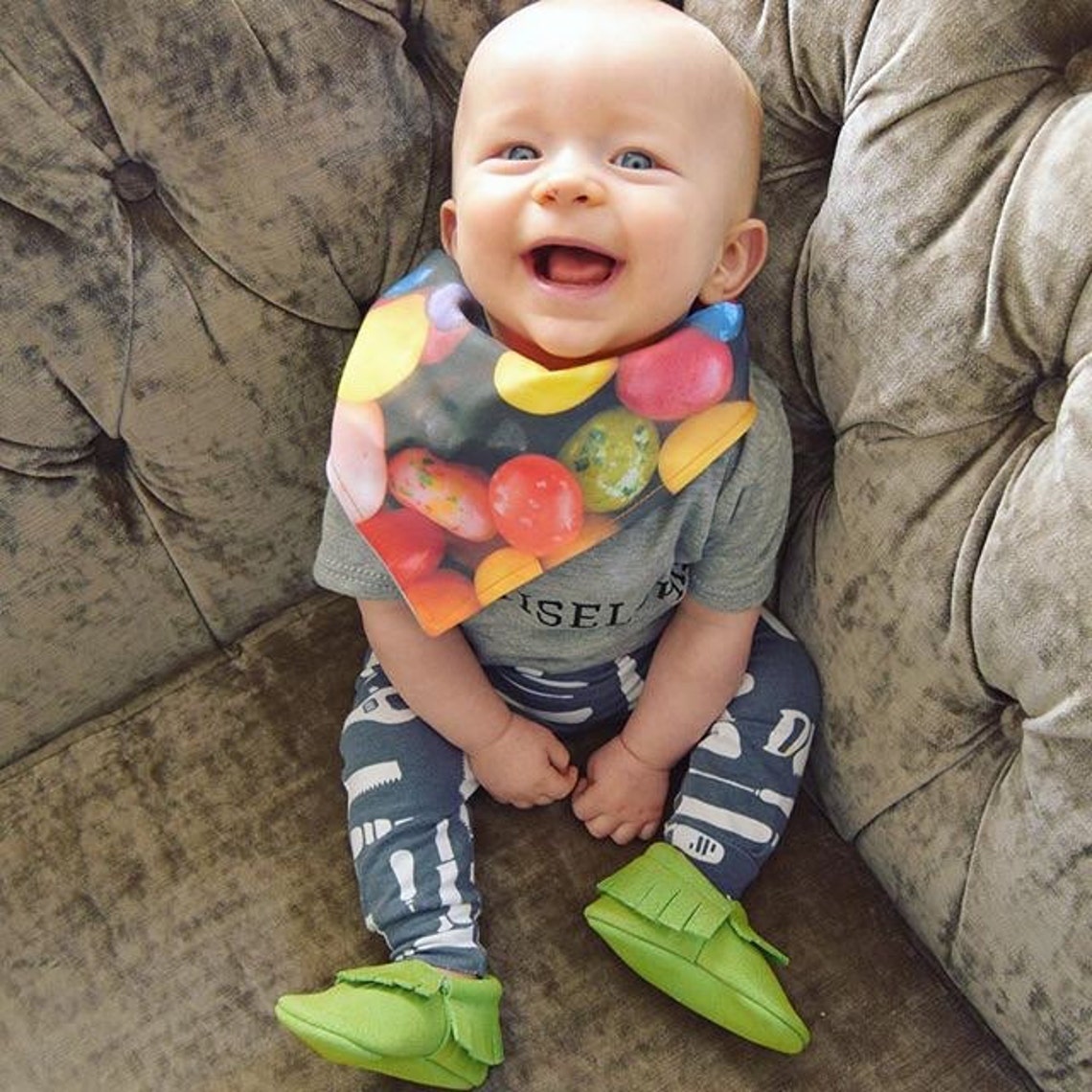 Tinker bell baby shoes lime green baby toddler shoes baby Etsy