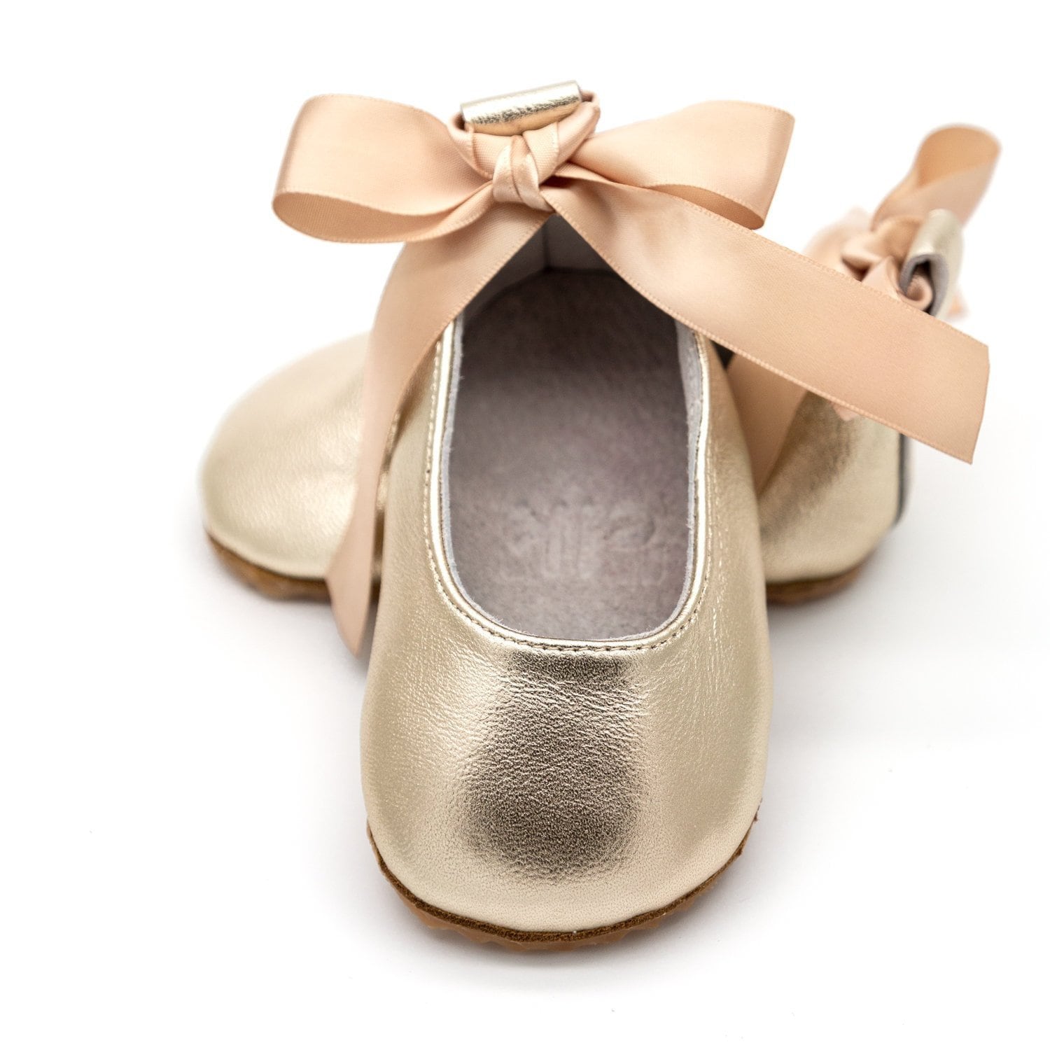 Girls gold slippers best sale