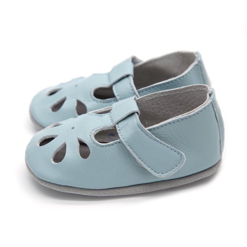 Tstrap Baby Blue Sandal Baby Baby Shoes First Walker Shoes Etsy