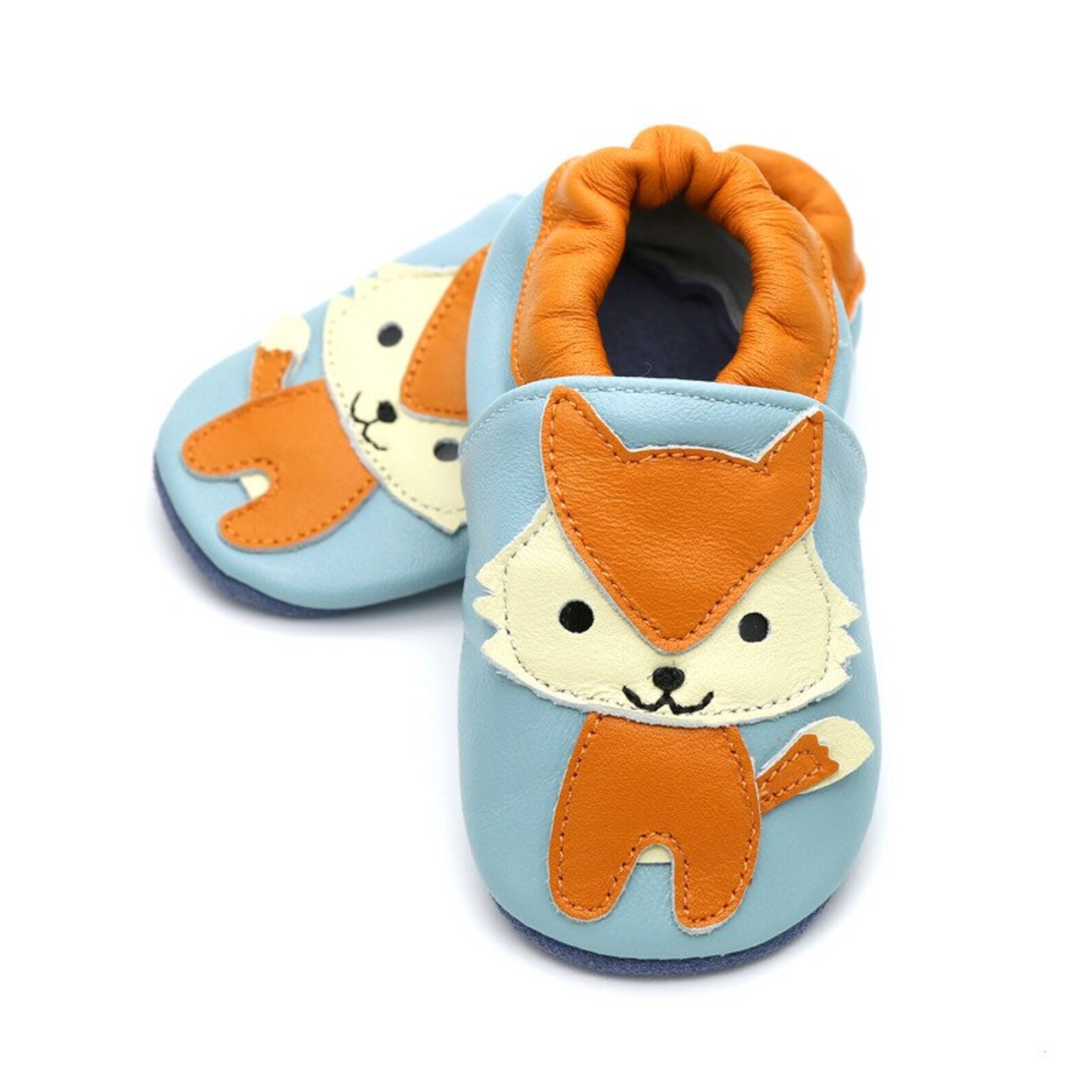Fox Baby Shoes for Baby Boy Leather Baby Shoes Baby Etsy