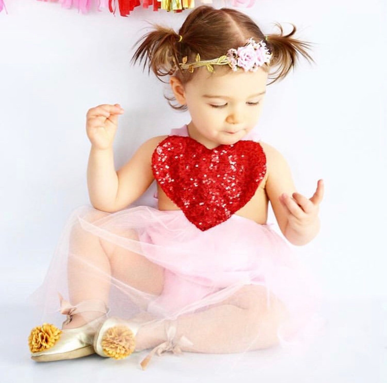 gold ballet flats, baby girl valentines outfit, baby shower gift, birthday shoes, baby and toddler girl shoes, leather shoes