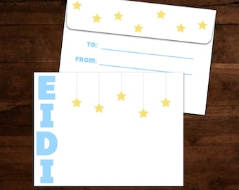 Eidi Envelopes, Eid Money Envelopes, Eid Mubarak Envelopes - Pack of 10 - Stars