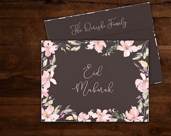 Eidi Envelopes, Eid Money Envelopes, Eid Mubarak Envelopes - Pack of 10 - Pink Blossoms