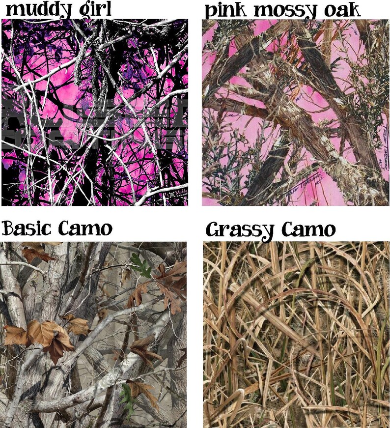 3 tall Muddy Girl Camo Pink Mossy Oak Shadow Etsy