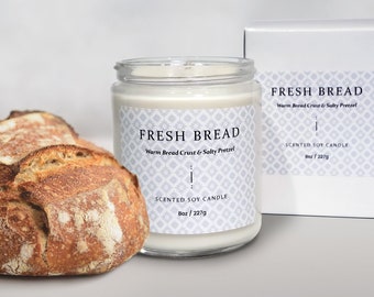 Scented Soy Candle, Soy Candle, Home Decor Candle, Relaxing fragrance - Fresh Bread