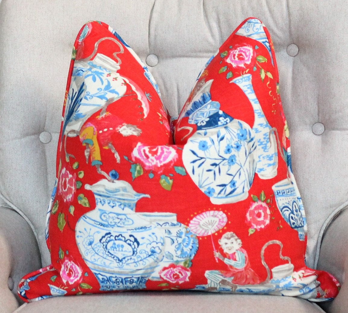 dena home chinoiserie design // monkey decor // ginger jar