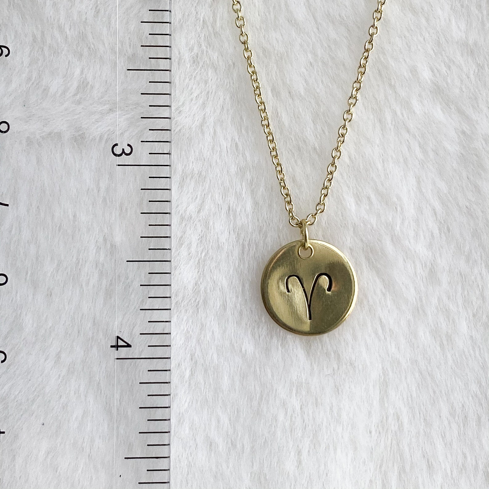 Gold Zodiac Necklace Star Sign Necklace Handmade Astrology Etsy