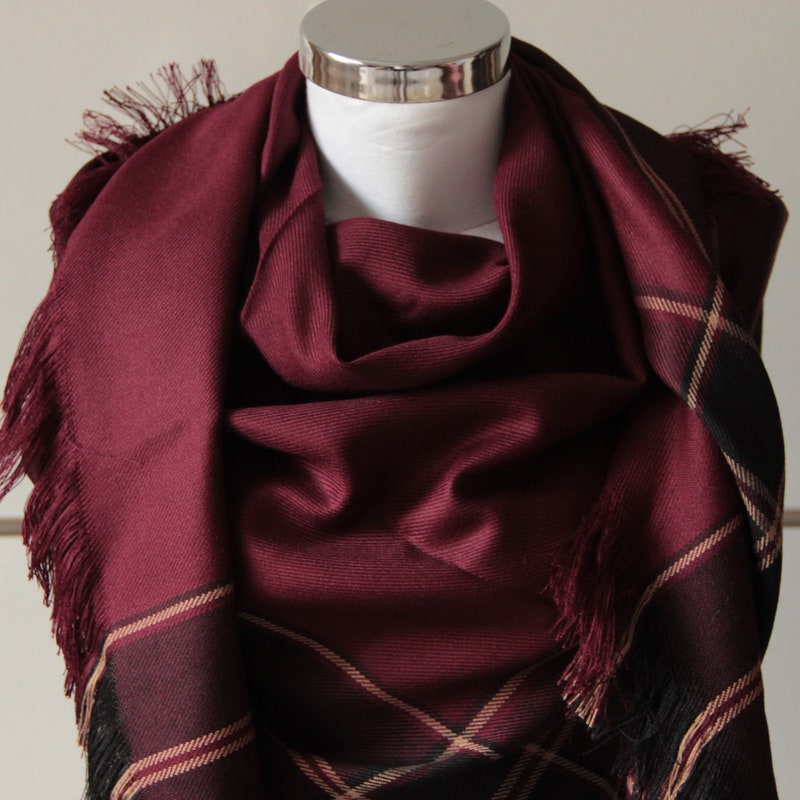 Bandito Scarf, Burgundy main image 1