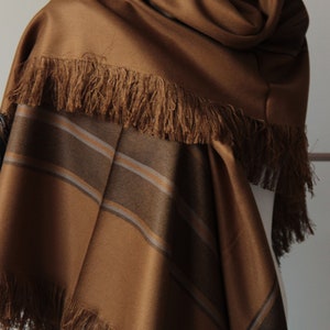 Khaki Blanket  Scarf, Winter fashion, Blanket scarfs, Blanket scarves,  Square scarf, Unisex Accessories, For him for her, wool blend, gifts