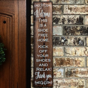 Please remove Shoes Sign, Front Porch Remove Shoes Sign, No Shoes home, No shoes sign, Remove Shoes Door Sign, Front door sign