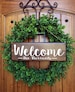 Welcome Sign | Welcome Door Sign | Personalized Sign | Family Name Sign | Front Door Sign | Personalized Wedding Gift | Entry Door Sign 