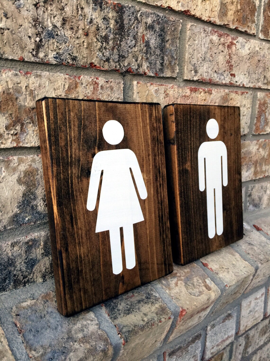 Bathroom Signs Rustic bathroom decor Bathroom wall decor Etsy
