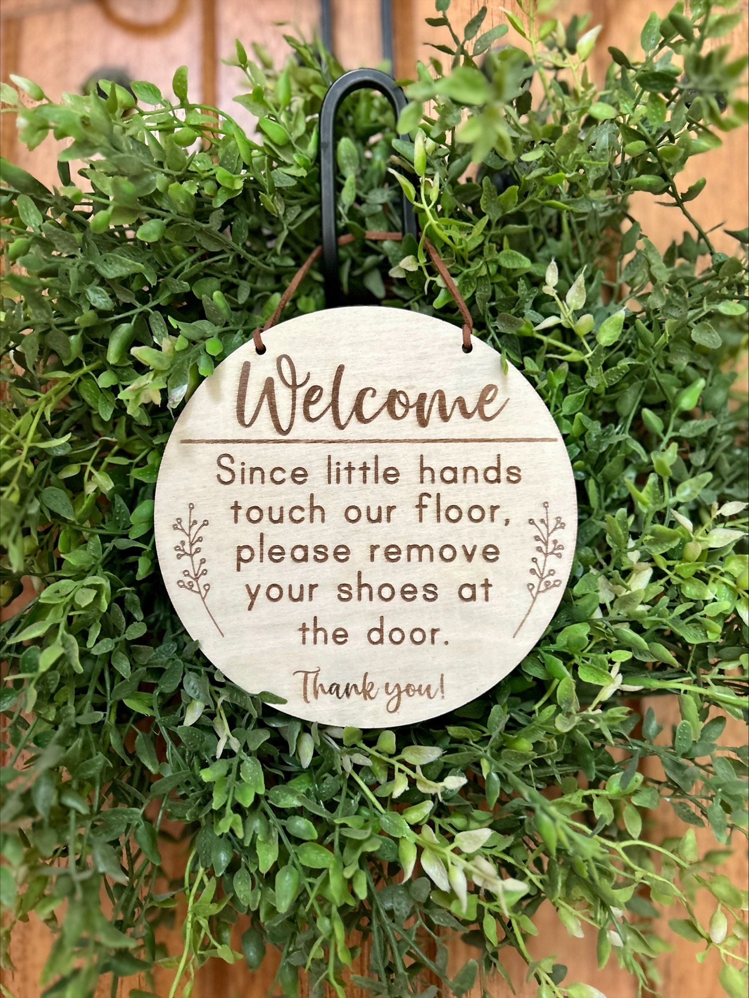 Since Little Hands, Since Little Fingers Touch Our Floor, Please Remove ...