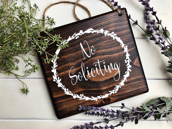 no soliciting sign door sign no soliciting do not etsy