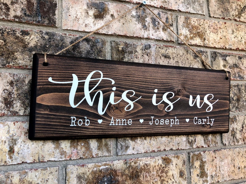This is Us This is Us Personalized Sign Sign Etsy