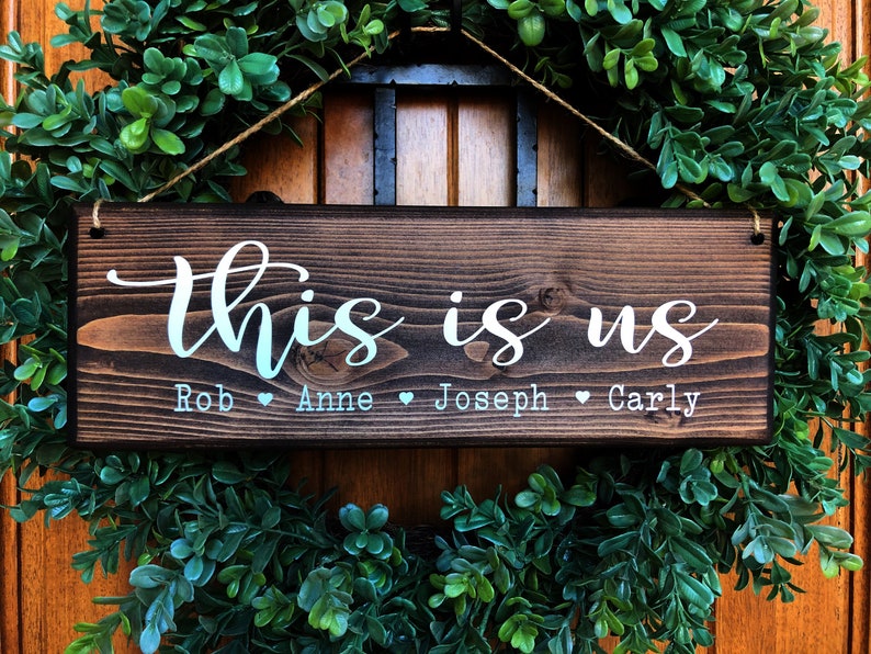 This is Us This is Us Personalized Sign Sign Etsy