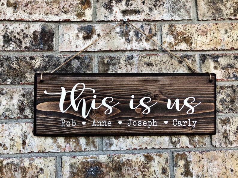 This is Us This is Us Personalized Sign Sign Etsy