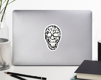 Skull Sticker - Playing Card Art