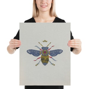 Bijenkoningin: speelkaartkunst