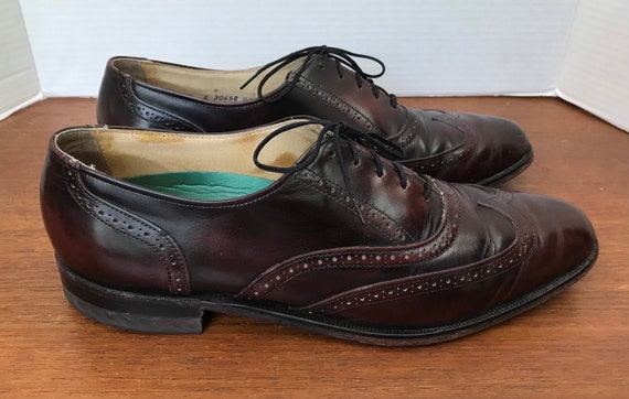 1960’s Men’s Style By Jarman Oxford Wingtip Shoes, Da… - Gem
