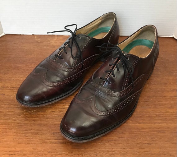 1960’s Men’s Style By Jarman Oxford Wingtip Shoes, Da… - Gem
