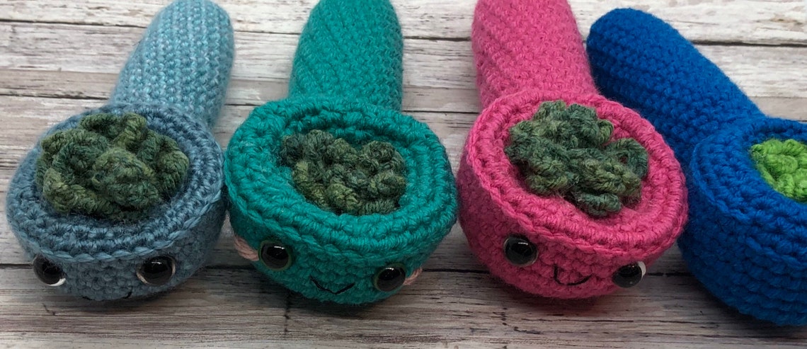 Weed Pipe Buddy Ami Pattern | Etsy Canada