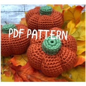 Modello zucca Amigurumi/zucca/amigurumi/modello/modello all&#39;uncinetto/arredamento autunnale/arredamento/uncinetto
