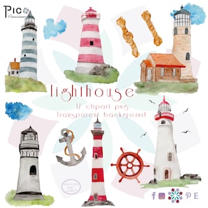 Lighthouses, Lighthouse, Nautica, Sea, Clouds, Clipart