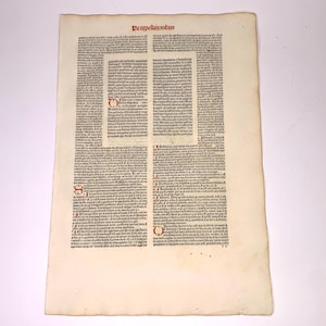 1486 original Manuscript The Decretals of Pope Gregory IX printed by Peter Drach Incunabula Liber Secundus 004