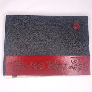 1950 Paramount High School Year Book California Autographs Viking Log
