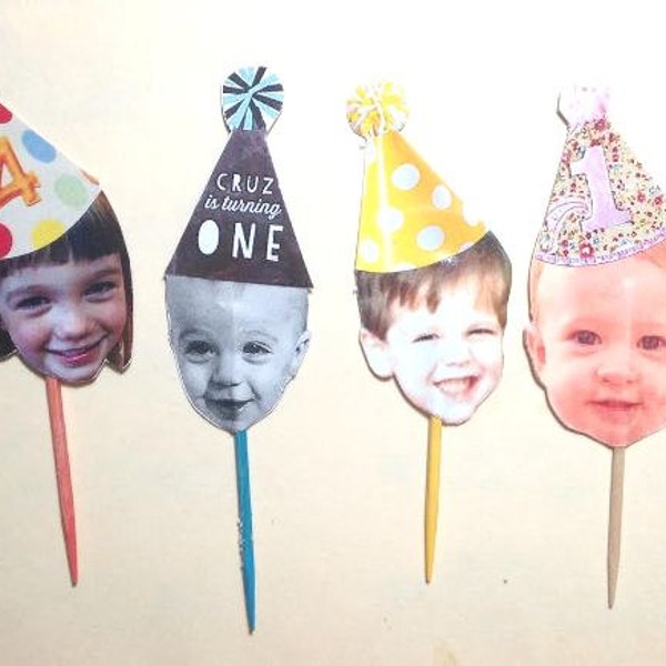 Photo Cupcake Toppers