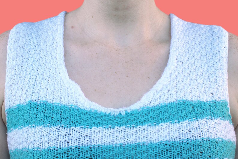 hand knitted crop top