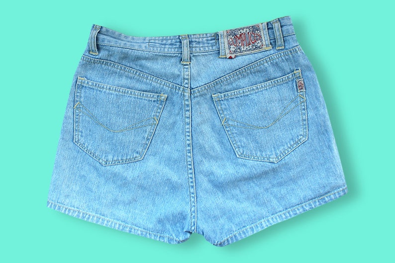 90s Acid Wash Denim Shorts Mini Blue Jeans Normcore Shorts - Etsy