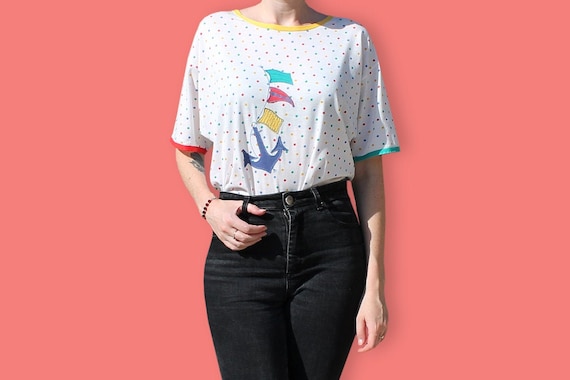 Colorblock Tee Shirt - Multi-color