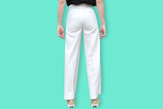 70s Unisex High Waist Bell Bottom Pants - Disco F… - image 6