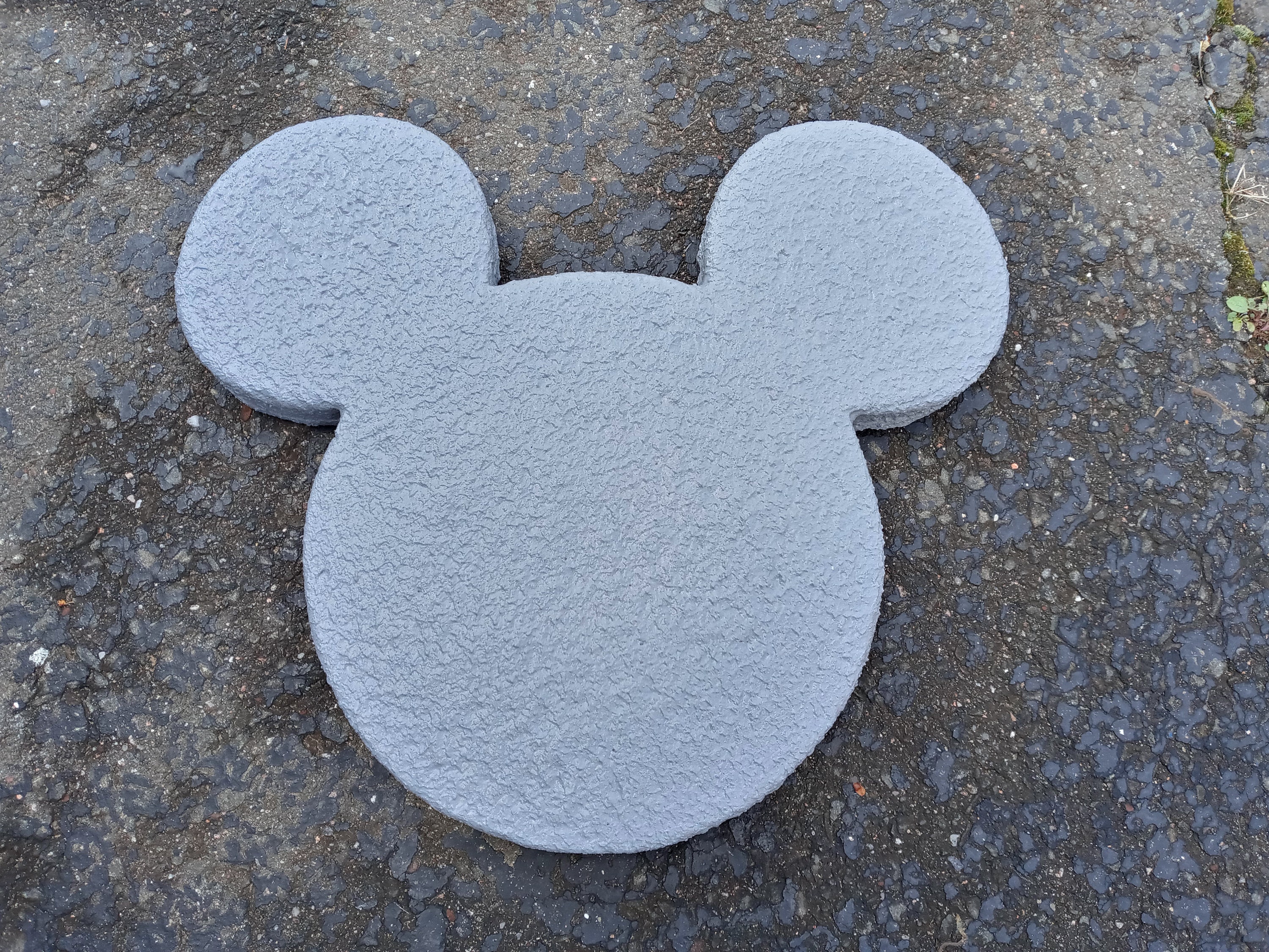 Large MICKEY MOUSE Garden Stepping Stones Decorative Stones Cast in ...
