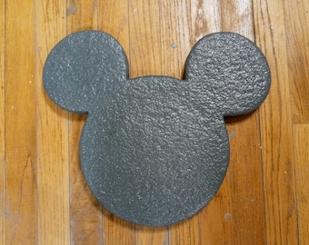 Large MICKEY MOUSE Garden Stepping Stones Decorative Stones cast in concrete 9 color choices