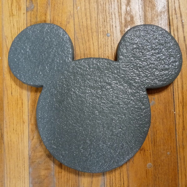 Large MICKEY MOUSE Garden Stepping Stones Decorative Stones cast in concrete 9 color choices